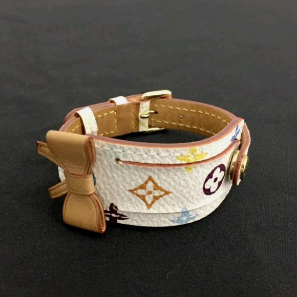LOUIS VUITTON MONOGRAM MULTICOLOR GAMBLE BRACELET PORTE ADDRESS BRACELET/Q5516 - Picture 1 of 10